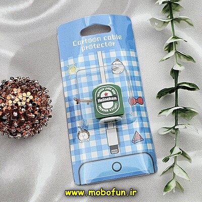 محافظ کابل آیفون مدل سیلیکونی برجسته طرح 5