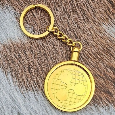 جا کلیدی اورجینال طرح سکه ریپل مدل Ripple RING طلایی