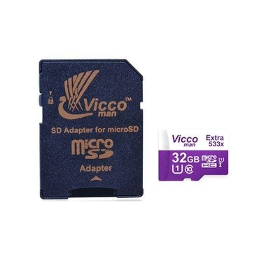 مشخصات و خرید کارت حافظه 32 گیگابایت ویکومن Vicco Extra U1 80MB/s به همراه آداپتور، خرید کارت حافظه 32 گیگابایت ویکومن Vicco Extra U1 80MB/s به همراه آداپتور از فروشگاه موبوفان، قیمت کارت حافظه 32 گیگابایت ویکومن Vicco Extra U1 80MB/s به همراه آداپتور
