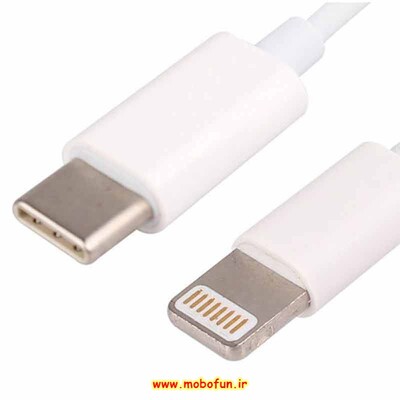 مشخصات و خرید کابل اصلی اپل USB-C به Lightning مدل MQGJ2ZM/A به طول 1 متر، خرید کابل اصلی اپل USB-C به Lightning مدل MQGJ2ZM/A به طول 1 متر از فروشگاه موبوفان، قیمت کابل اصلی اپل USB-C به Lightning مدل MQGJ2ZM/A به طول 1 متر