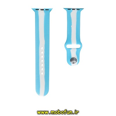 مشخصات و خرید بند اپل واچ سایز 42 / 44 میلی متری سیلیکونی رنگین کمانی ، خرید بند اپل واچ سایز 42 / 44 میلی متری سیلیکونی رنگین کمانی از فروشگاه موبوفان ، قیمت بند اپل واچ سایز 42 / 44 میلی متری سیلیکونی رنگین کمانی
