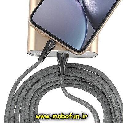 کابل شارژ USB به MicroUSB کینگ استار KingStar چراغ هفت رنگ مدل K28 A طول 1 متر